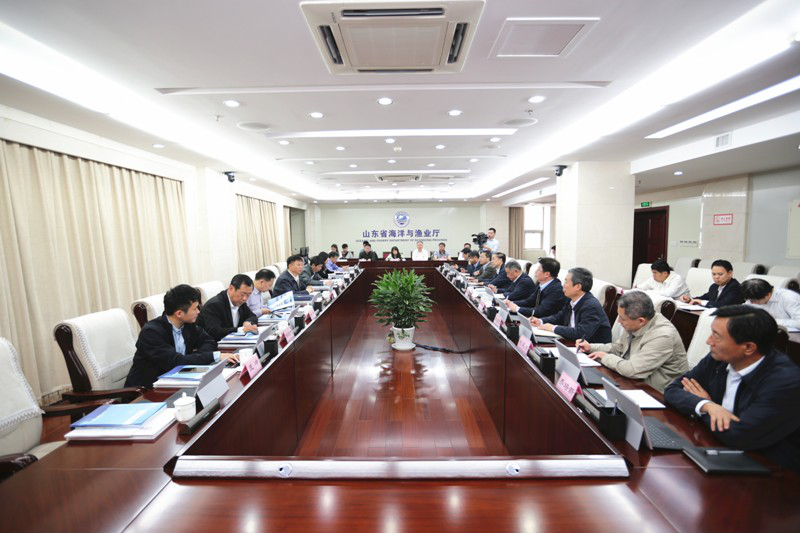 山東省海洋與漁業應用集成平臺獲省部領導好評